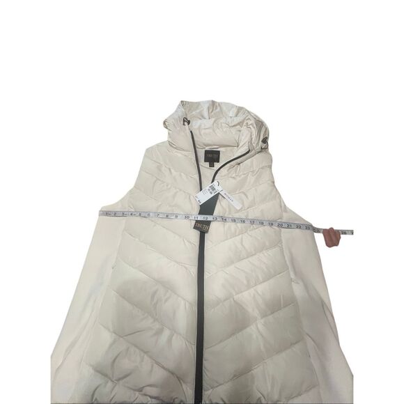 Truth Womans Hoodie Puffer Vest Cream Sz 1X NWT - Picture 6 of 7